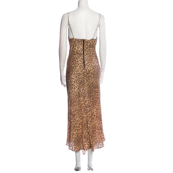 Alice+Olivia Harmony leopard print slip dress US M | 6 - Picture 6 of 7